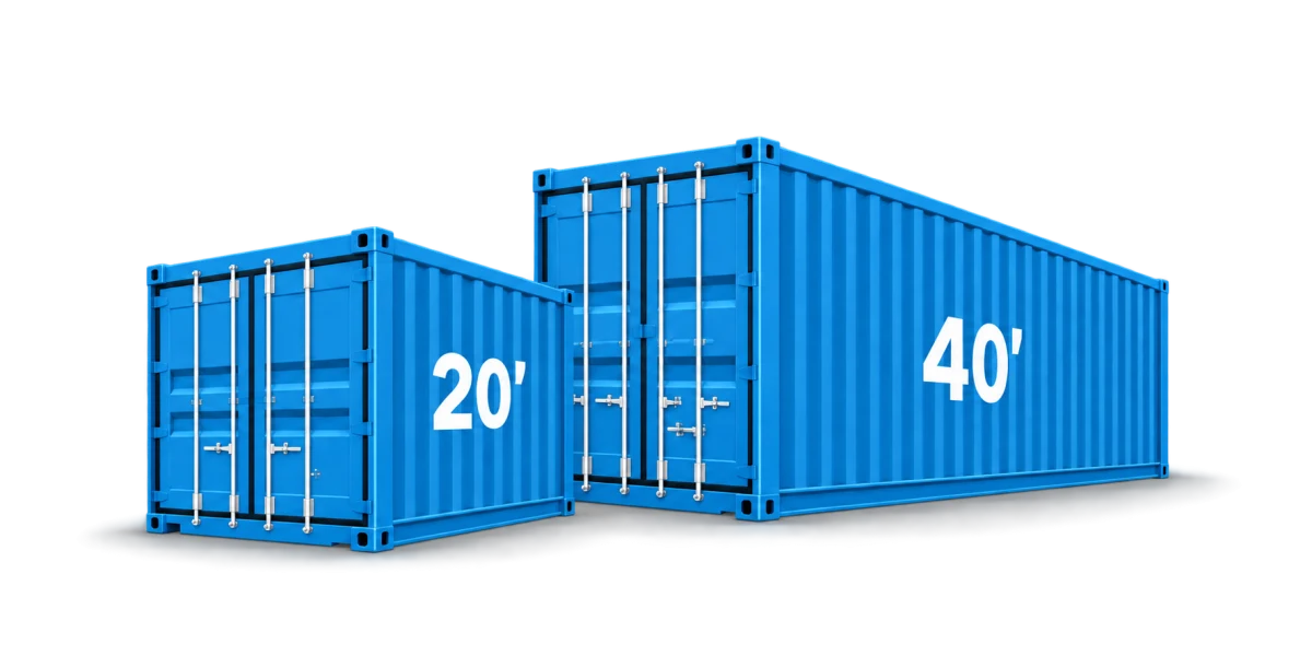 20 and 40 foot storage containers